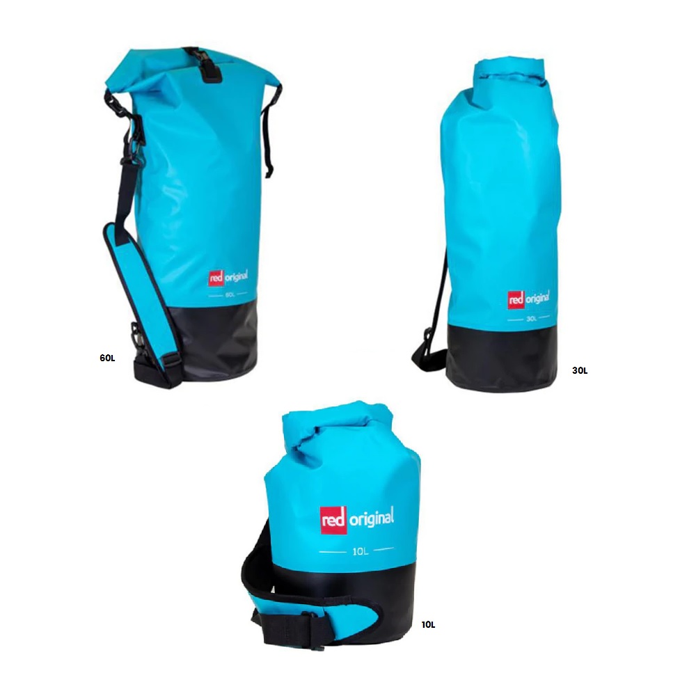 red paddle Roll Top dry bag 30L blauw