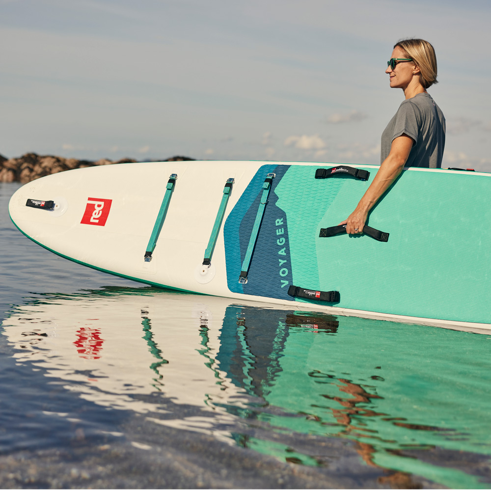 red paddle Voyager HT 12.0 opblaasbare sup groen voordeelpakket 5