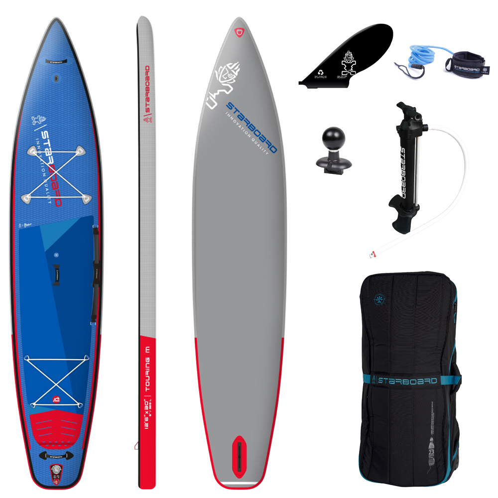 Starboard inflatable sup 12.6 touring m deluxe single chamber voordeelpakket foto 1