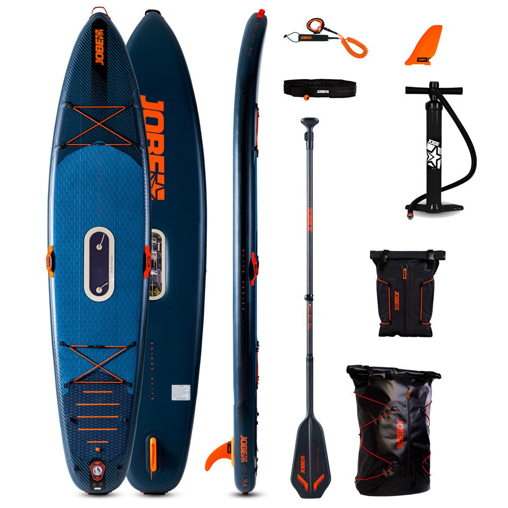 Jobe E-Duna Elite 11.6 opblaasbare sup pakket met double action luchtpomp foto 1