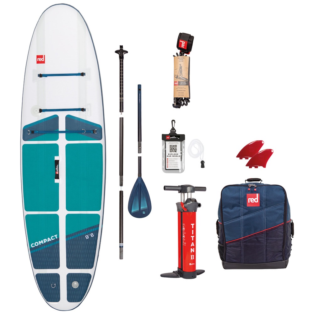 red paddle Compact 9.6 opblaasbare sup voordeelpakket