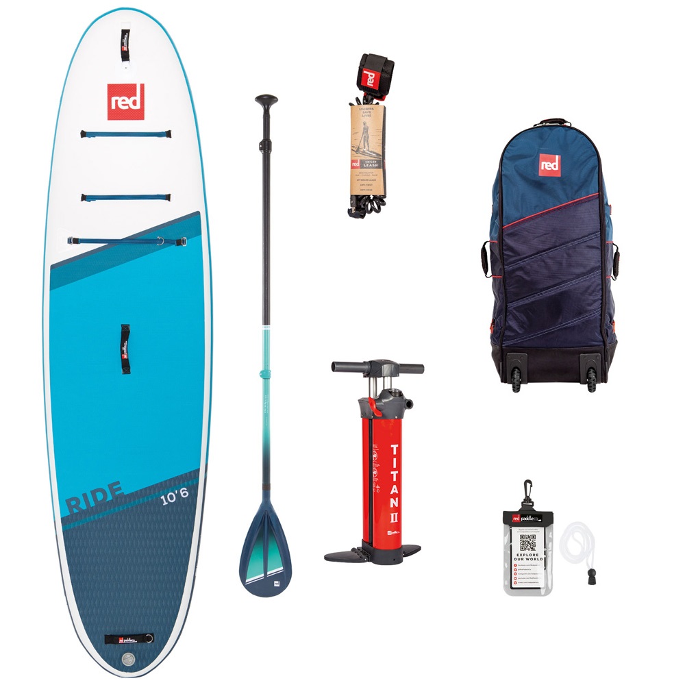 red paddle Ride CT 10.6 opblaasbare sup voordeelpakket