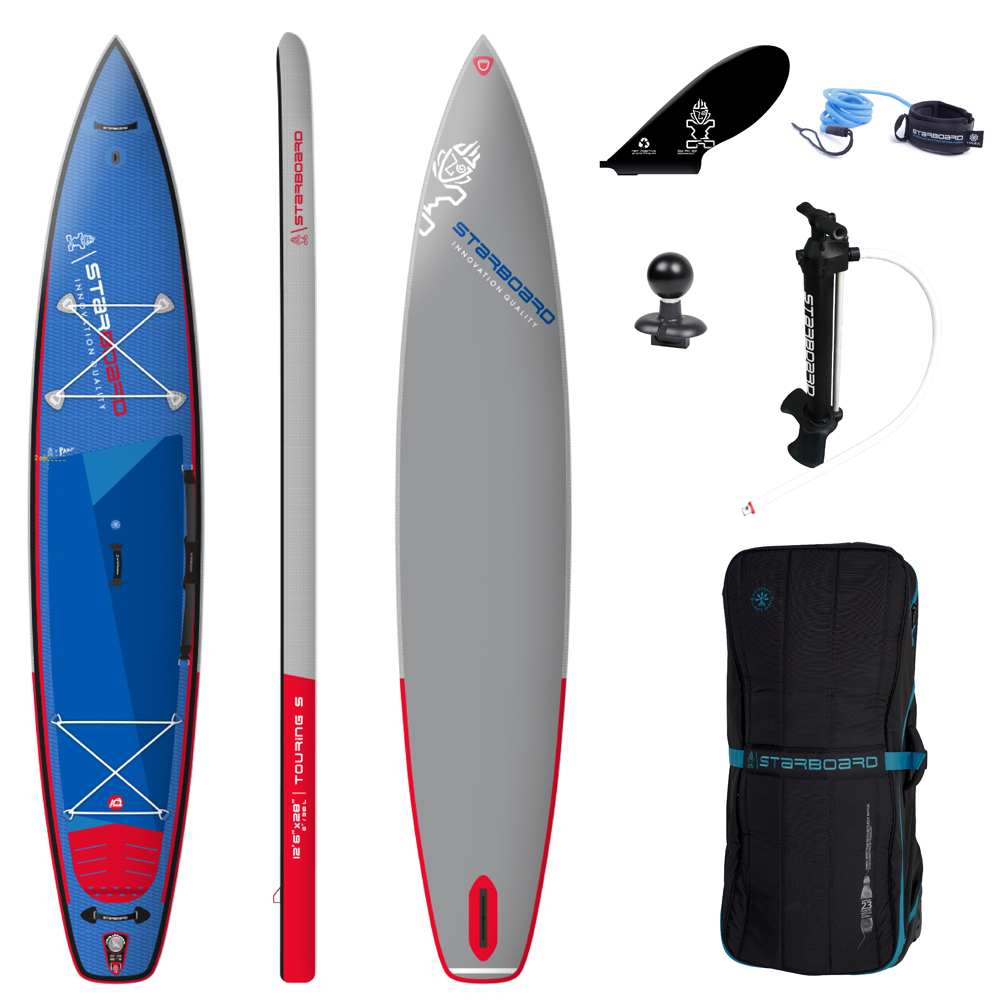 Starboard inflatable sup 12.6 touring s deluxe single chamber voordeelpakket