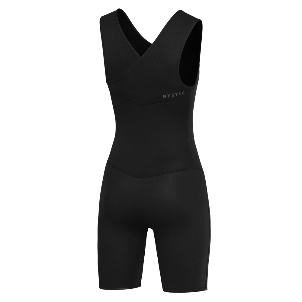 mystic Brand Short John wetsuit 2mm dames zwart