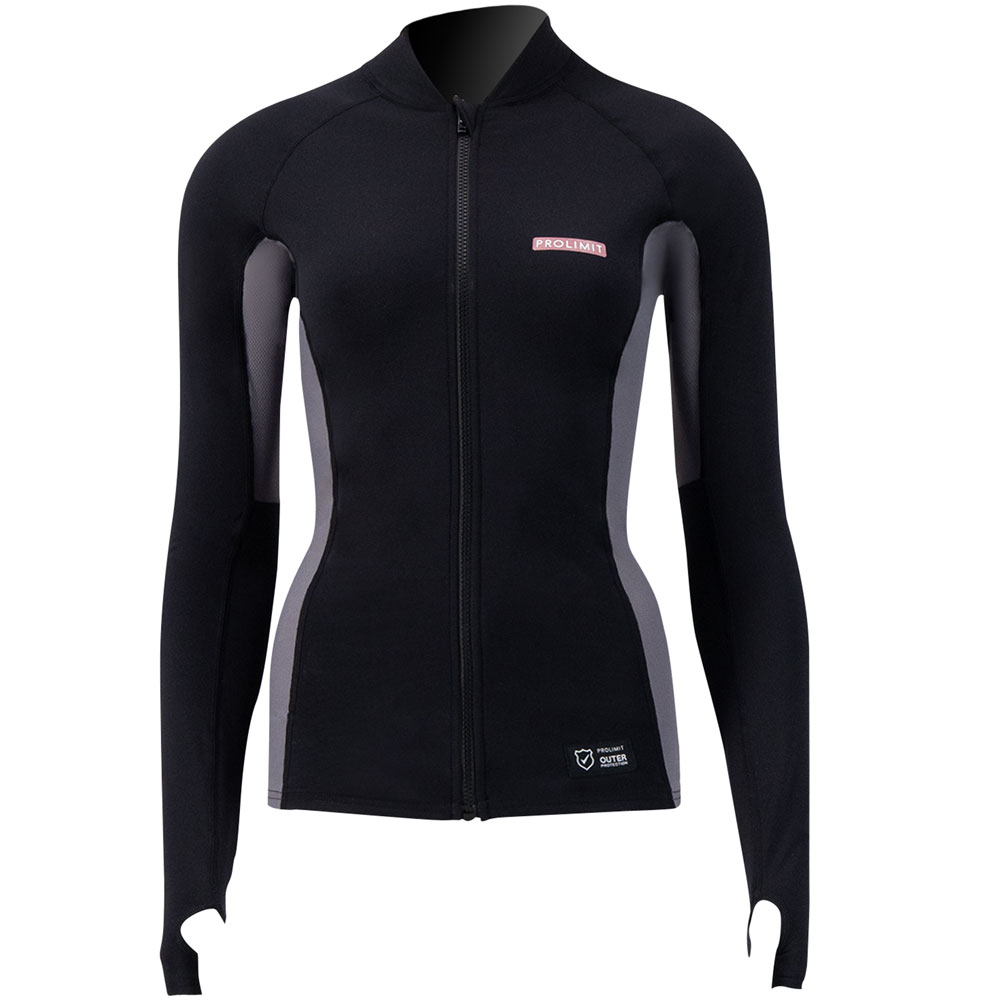 Prolimit Sup top dames Convertible zwart/grijs