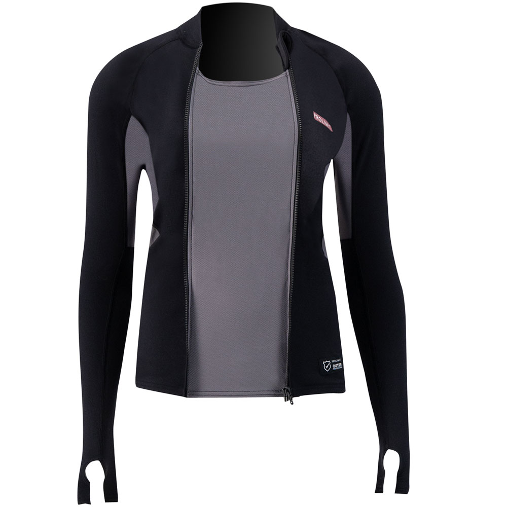 Prolimit Sup top dames Convertible zwart/grijs