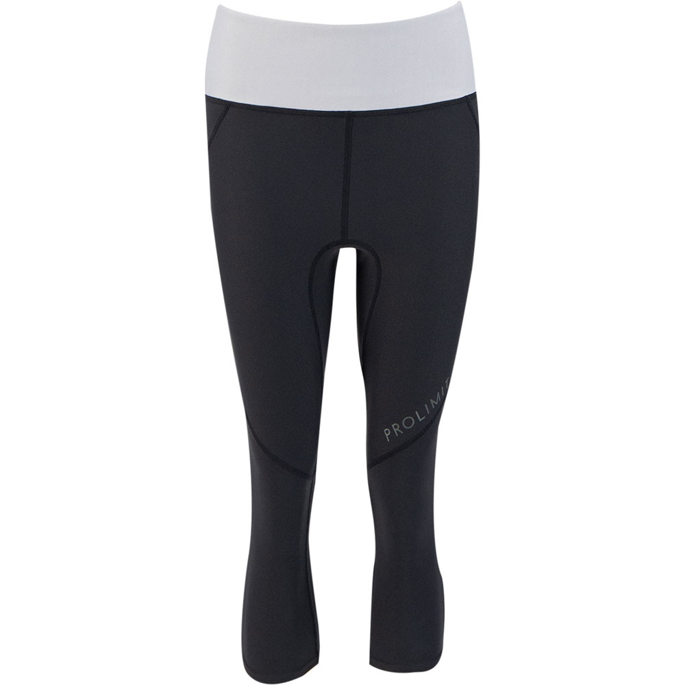 Prolimit dames sup broek 3/4 zwart/grijs