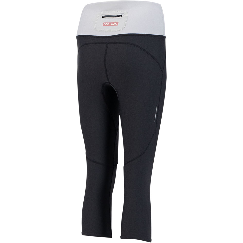 Prolimit dames sup broek 3/4 zwart/grijs