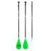 fusion stick sup peddel lime 3-piece