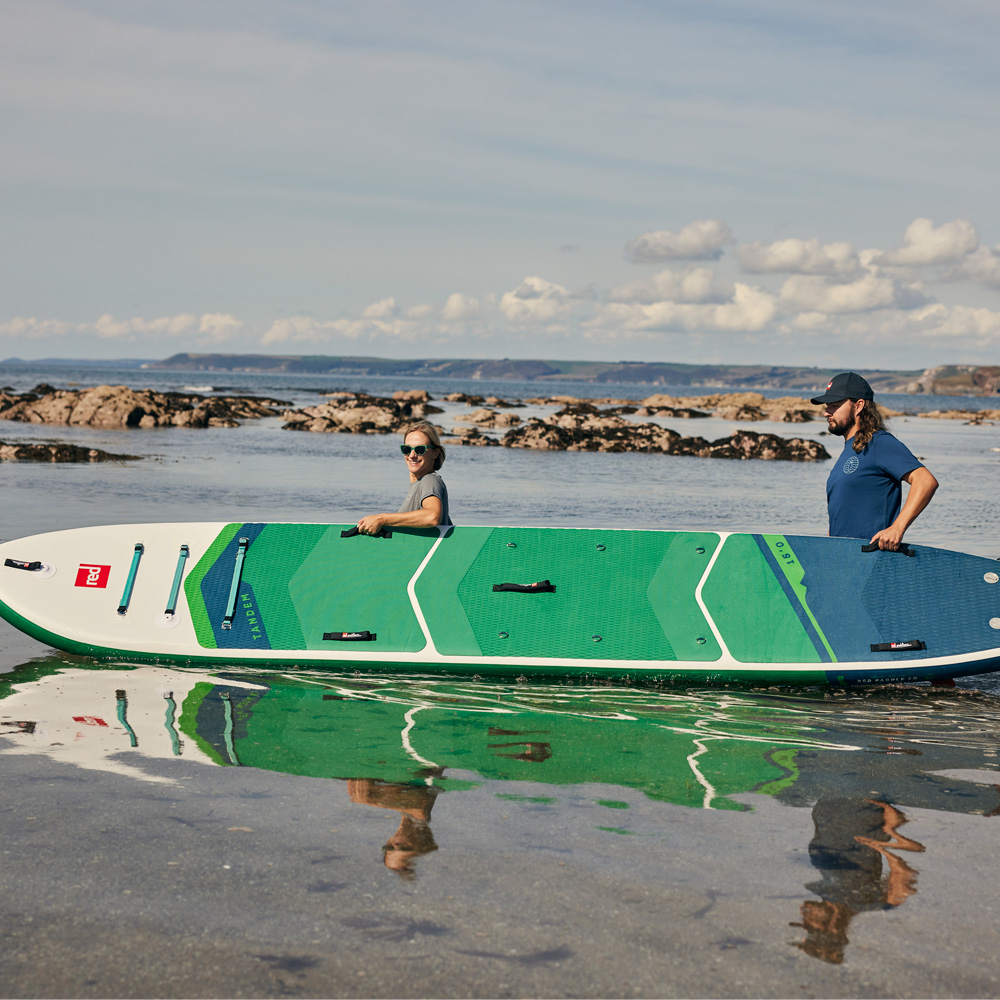 red paddle Tandem 15.0 opblaasbare sup groen voordeelpakket 4