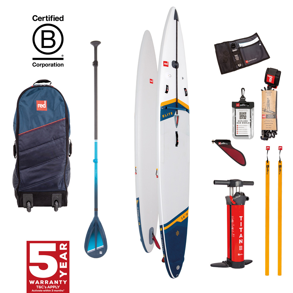 red paddle Elite 14.0 opblaasbare sup wit voordeelpakket foto 1