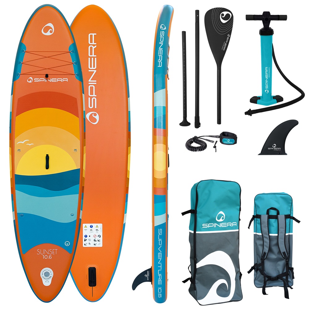 spinera Supventure Sunset 10.6 opblaasbare sup voordeelpakket foto 1