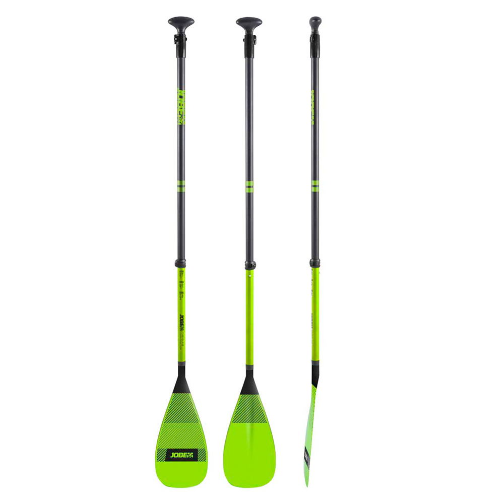 Jobe fiberglass sup peddel lime 3-piece foto 1